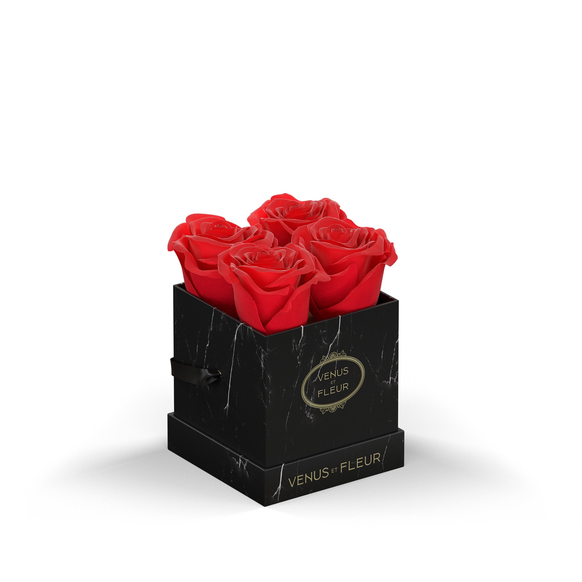 Le Petit - Black Marble | Red