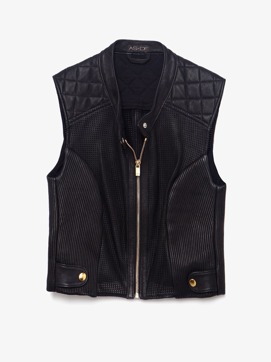NICOLE LEATHER VEST
