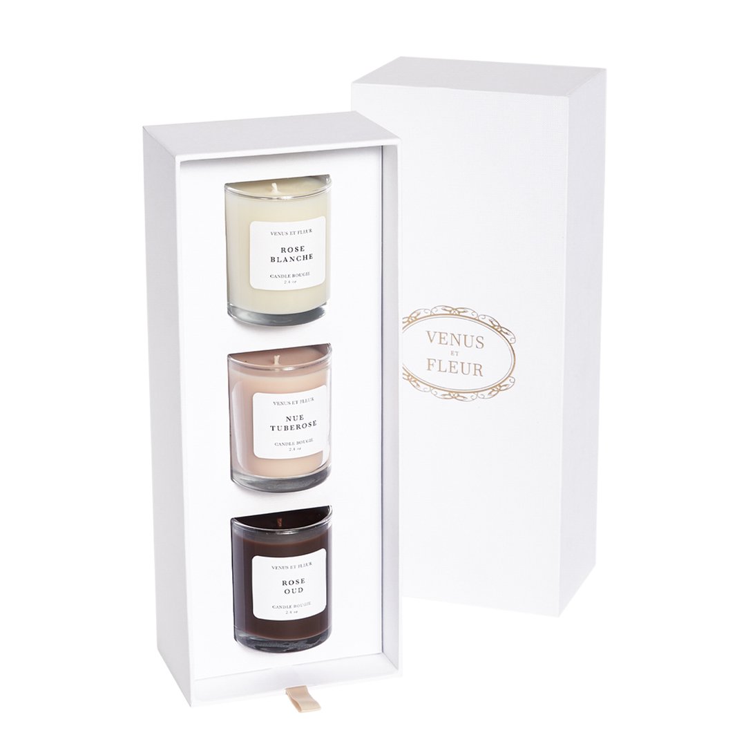 Votive Bundle - A Symphony of Floral Fragrances