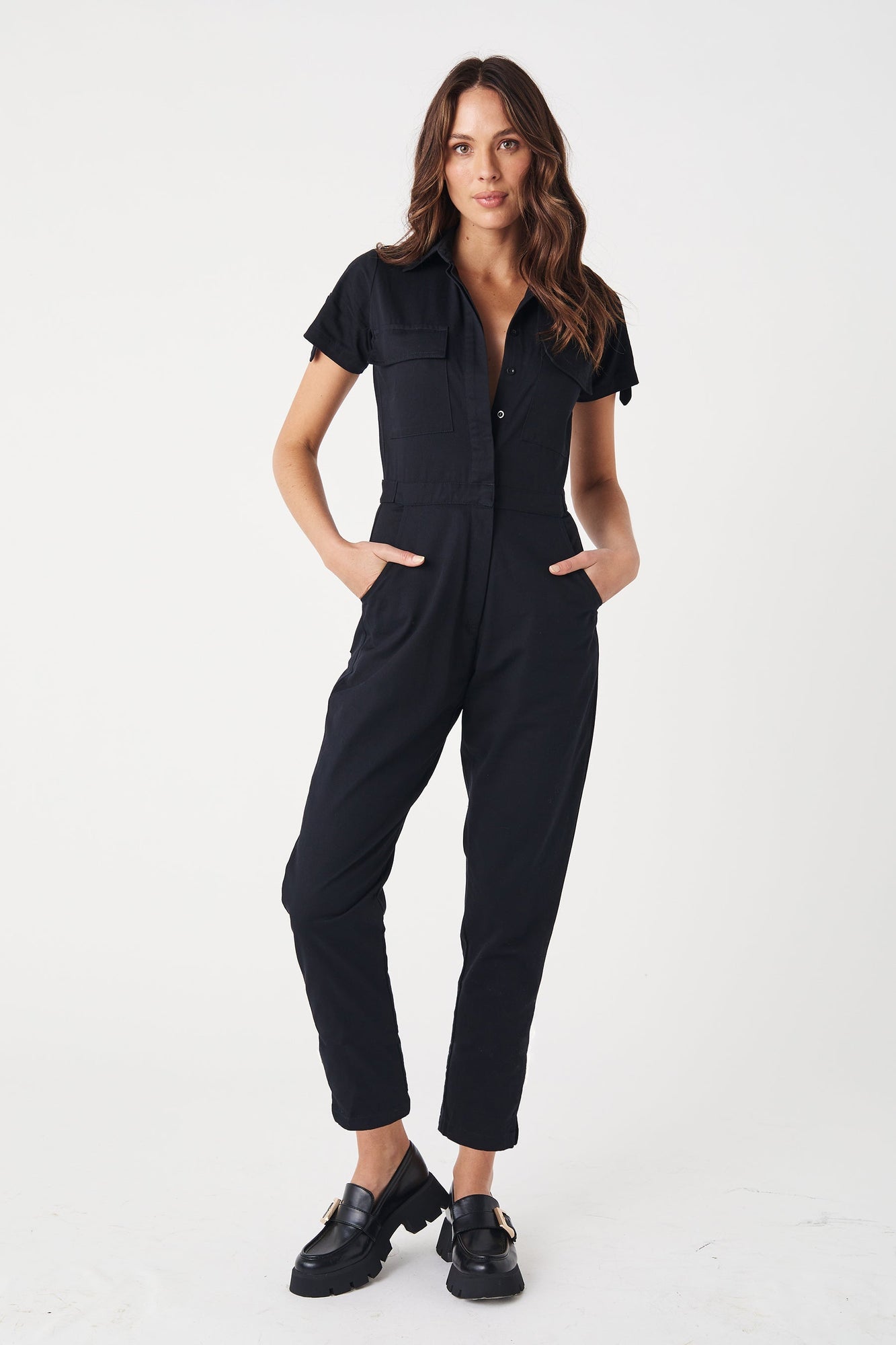 Bintēji Worksuit - BLACK