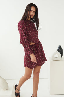 Mahina Mini Skirt - Dark Prairie S