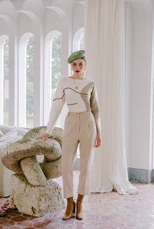 Petite Studio's Office-Appropriate Ren Pants in Ivory