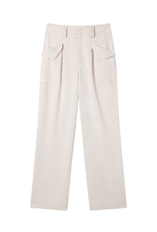 Petite Studio's Leighton Pants in Ivory