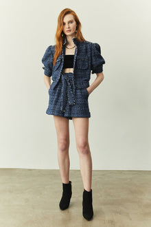 Stella Short - Denim Tweed