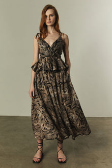 Celine Top - Feather Jacquard