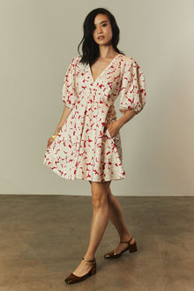 Kiki Dress - Red Leaf