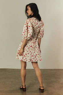 Kiki Dress - Red Leaf