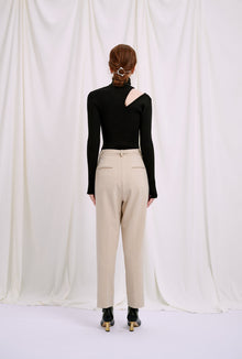 Petite Studio's Office-Appropriate Ren Pants in Ivory