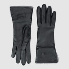 SHEARLING CUFF GLOVE, CHARCOAL