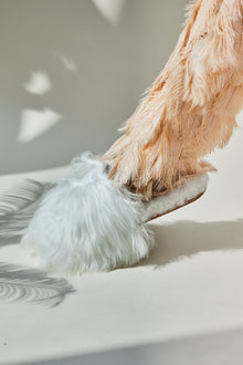Suri Alpaca Slipper White