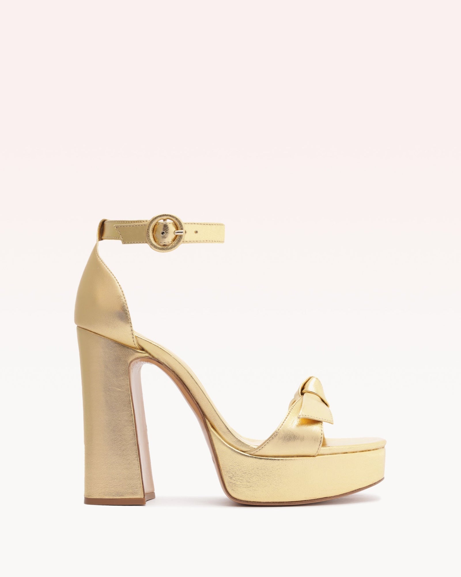 Clarita Ankle Strap Curve 120 Oro