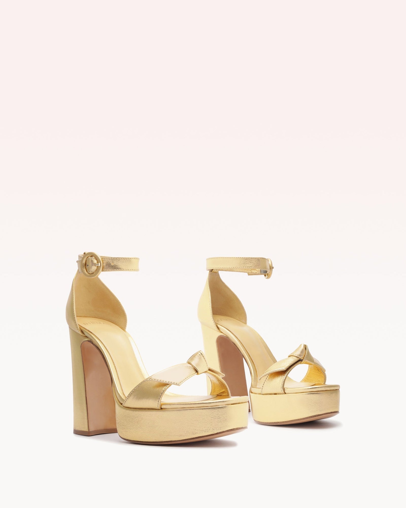 Clarita Ankle Strap Curve 120 Oro