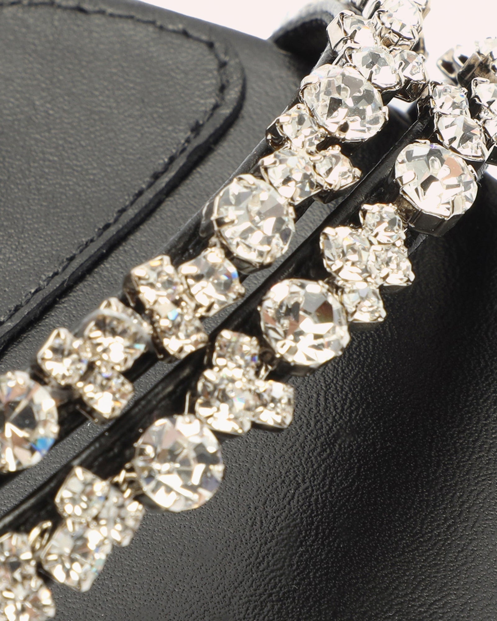 Demi Crystals Flat Black