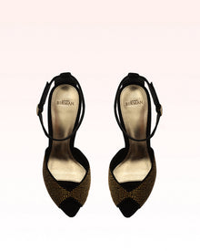 Jenny Stiletto Suede Sandal