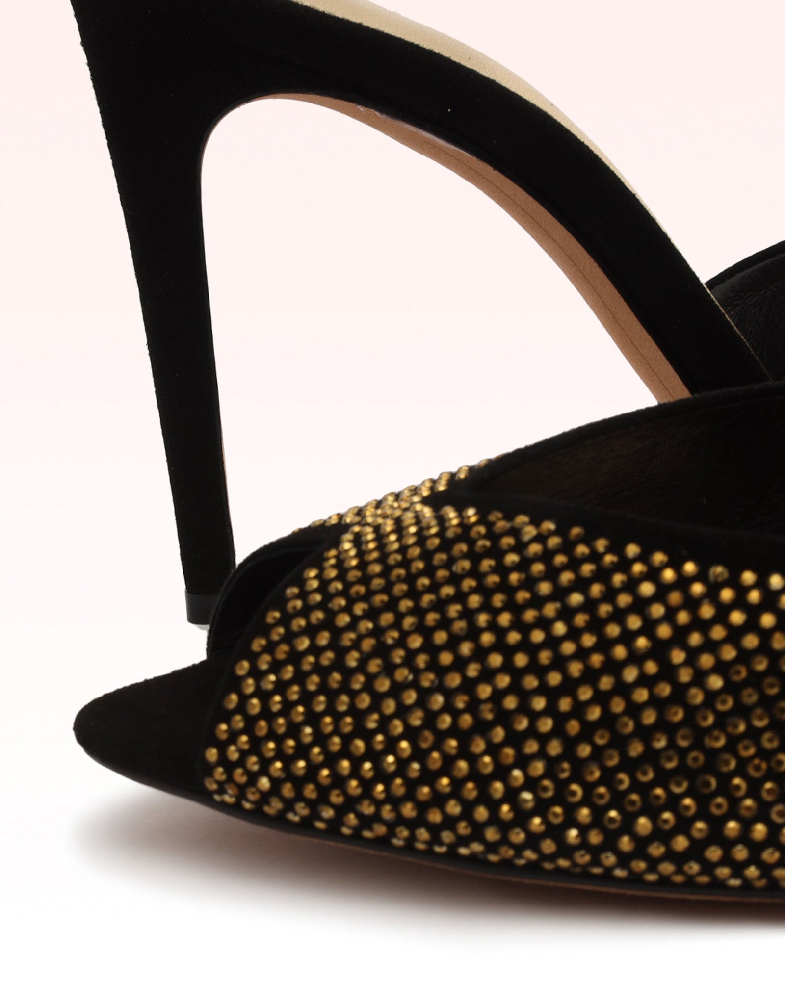 Jenny Stiletto Suede Sandal