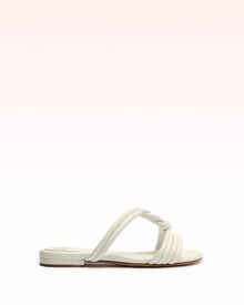 Vicky Slide White Flat