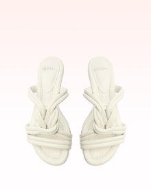 Vicky Slide White Flat
