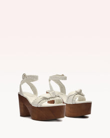 Clarita Woven Clog 110 Nappa Leather Sandal