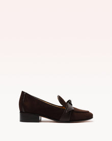 Asymmetric Clarita Loafer Brown
