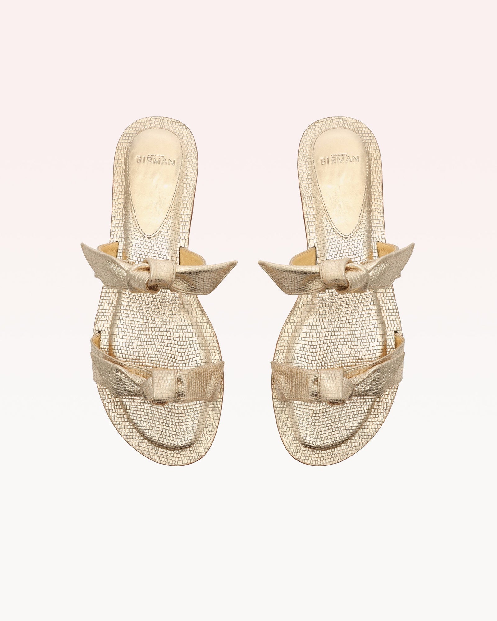 Clarita Flat Slide Golden