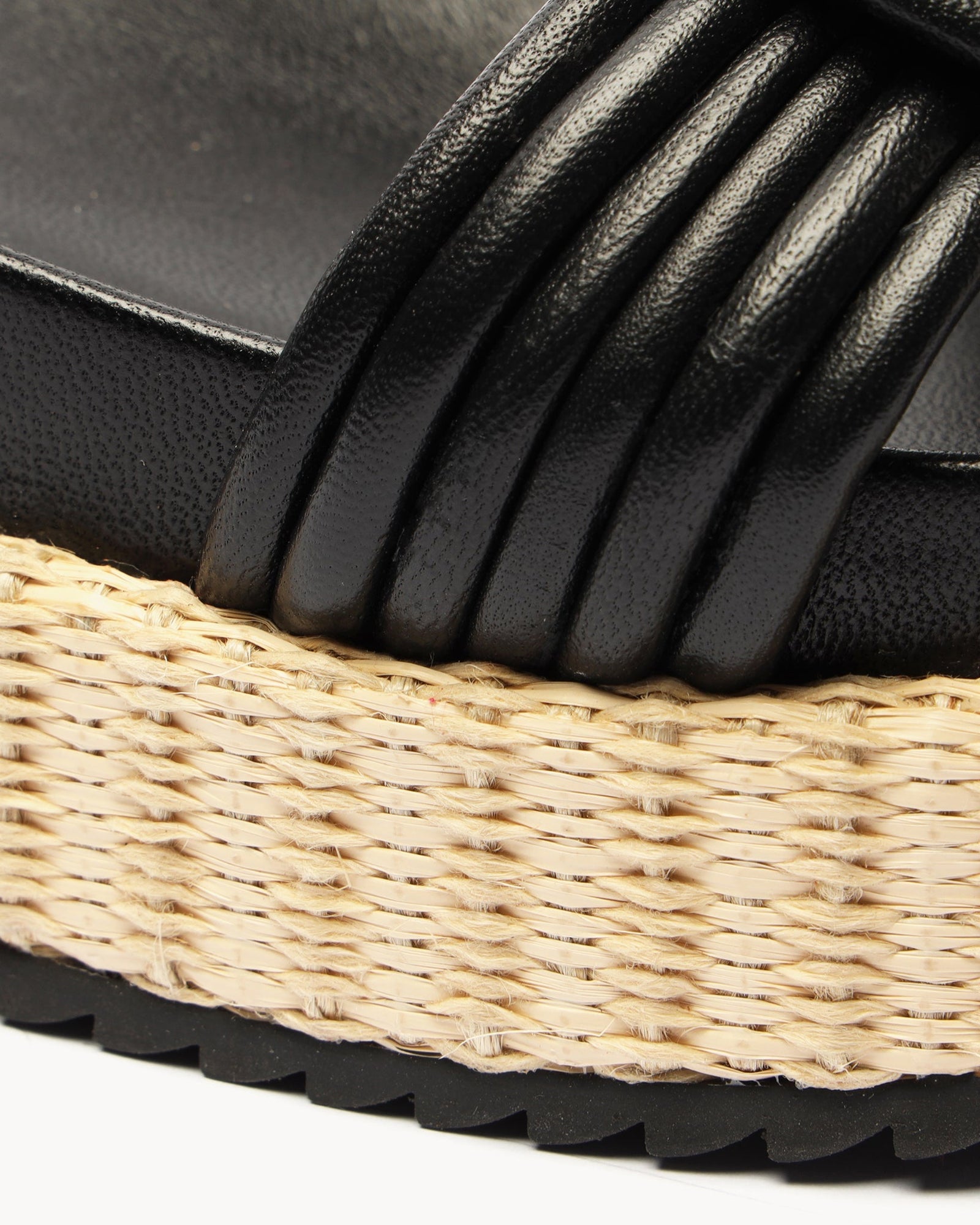 Vicky Ankle Wrap Bounce Black