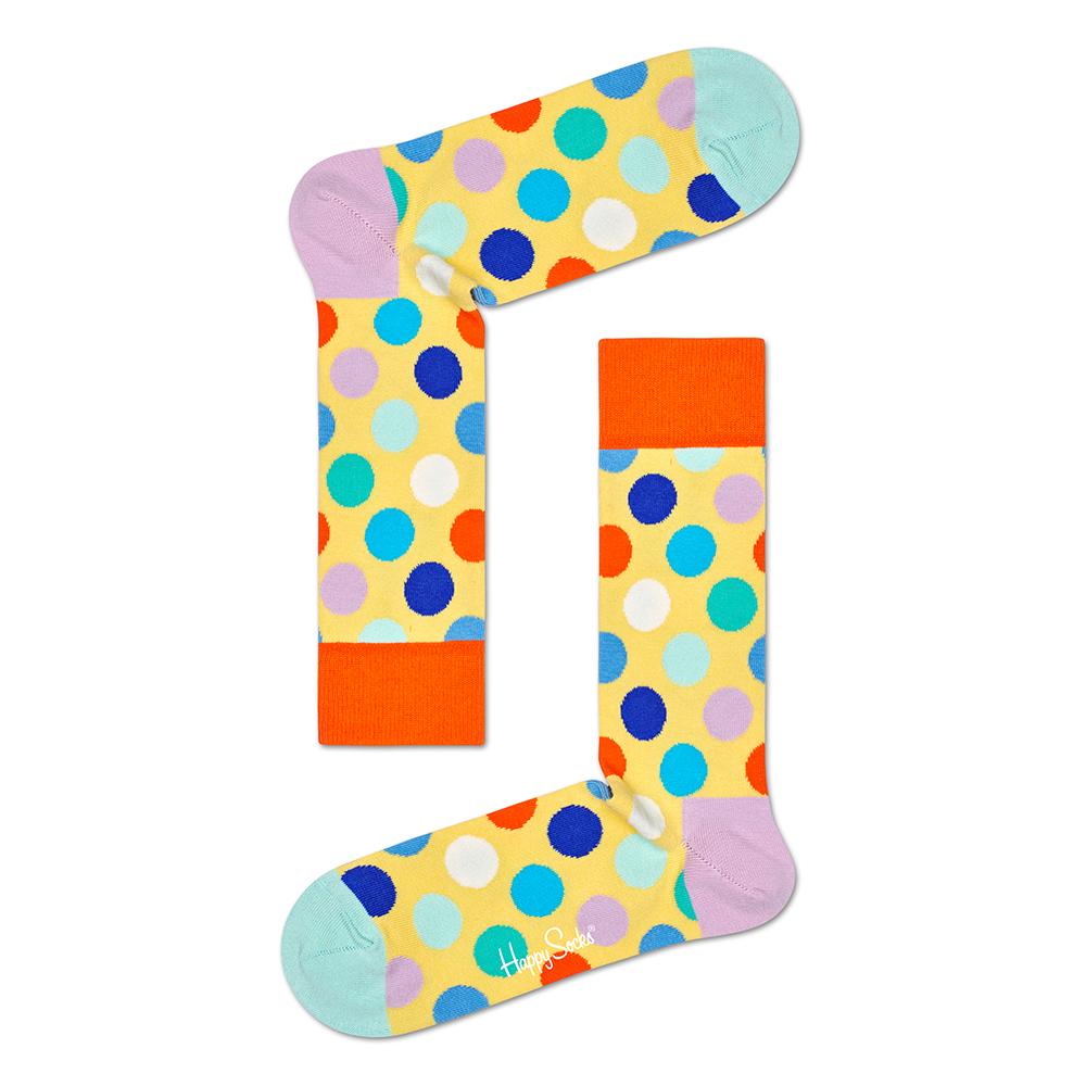 Big Dot Sock, Medium Yellow