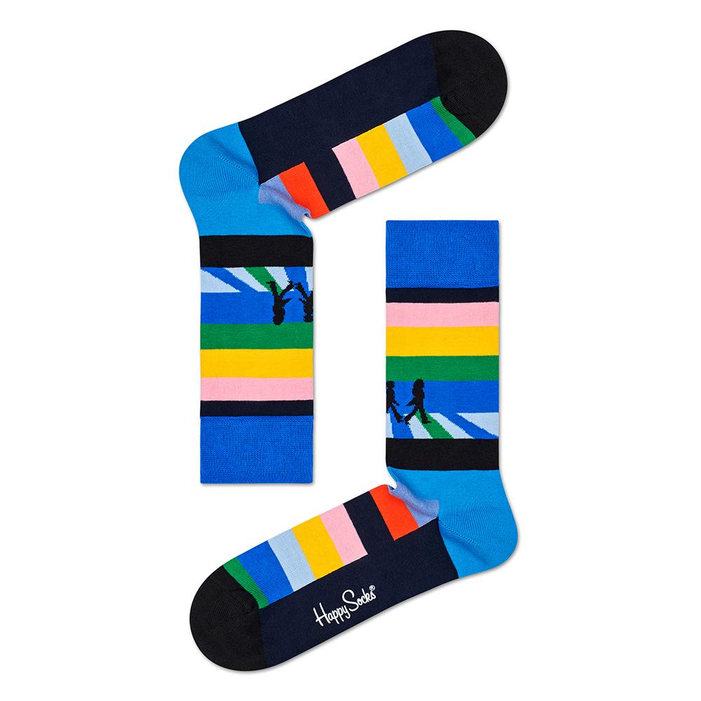 Beatles Legend Crossing Sock, Blue Combo