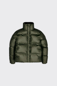 Boxy Puffer Jacket, Evergreen