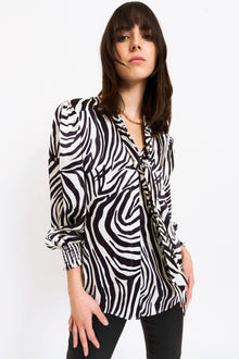 Georgie Blouse - Zebra
