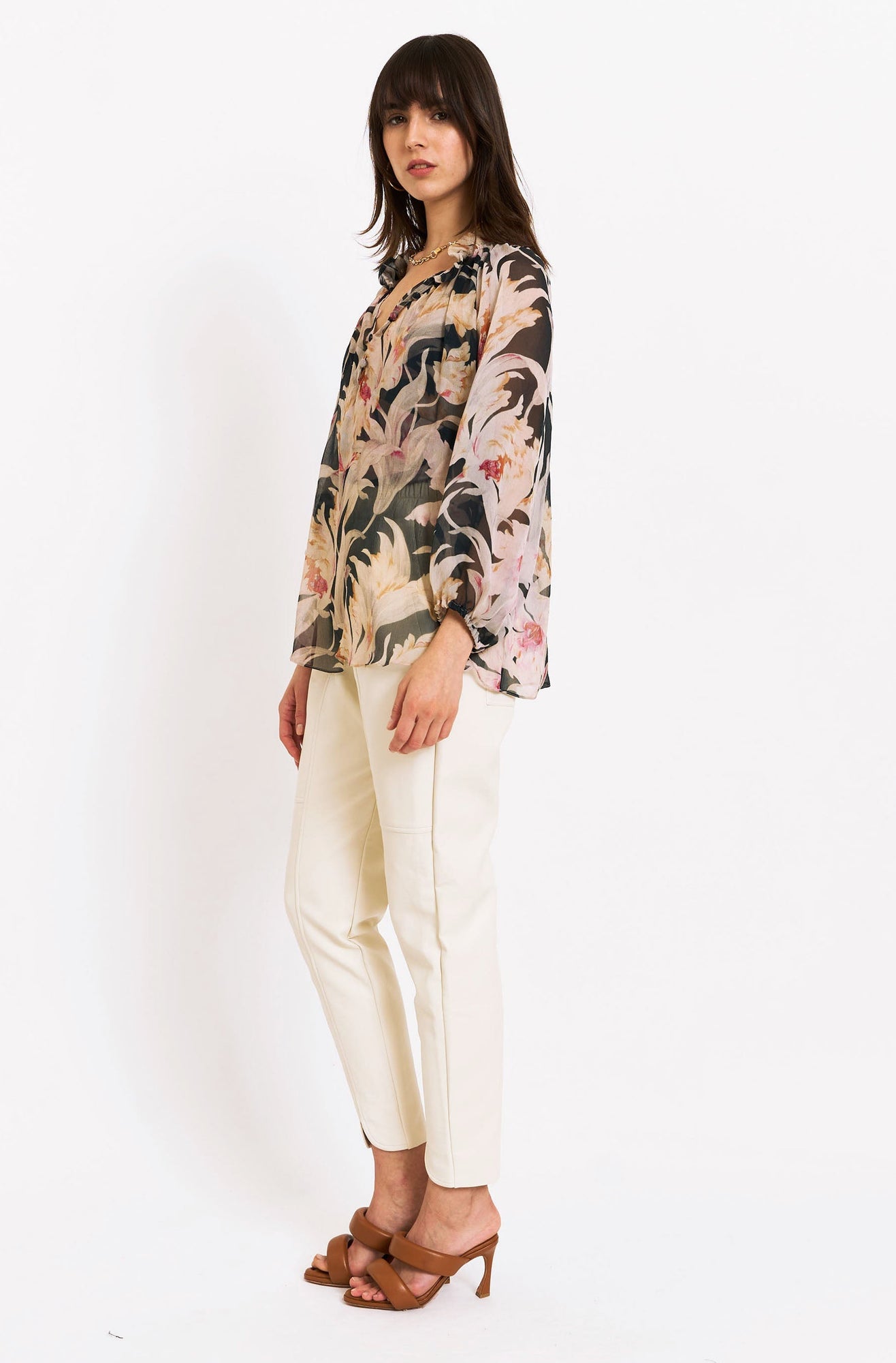 Karla Blouse - Dark Lily