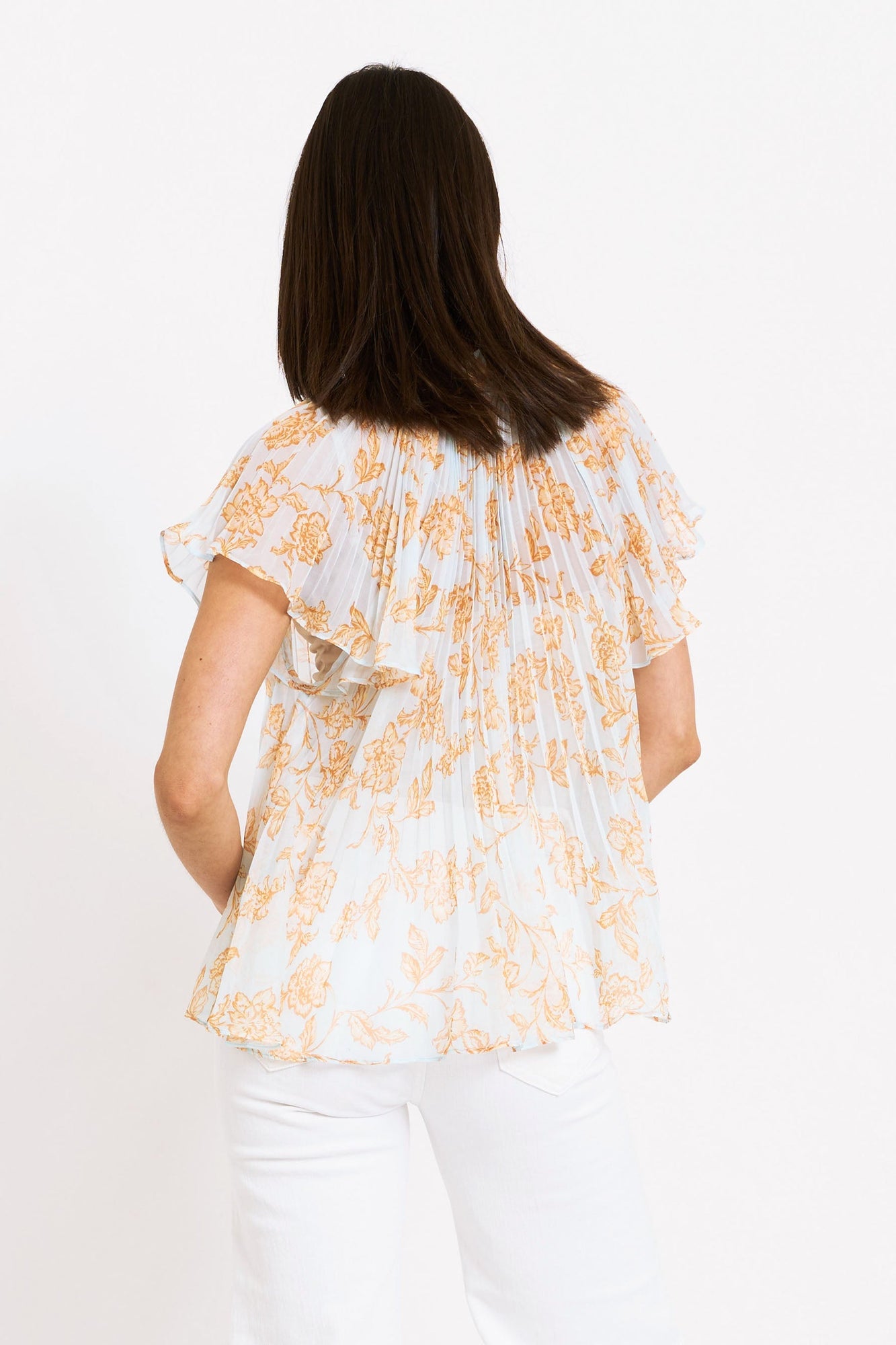 Jacky Top - Yellow Floral