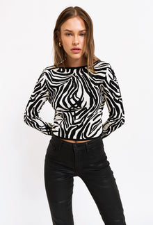 Becca Sweater - Zebra