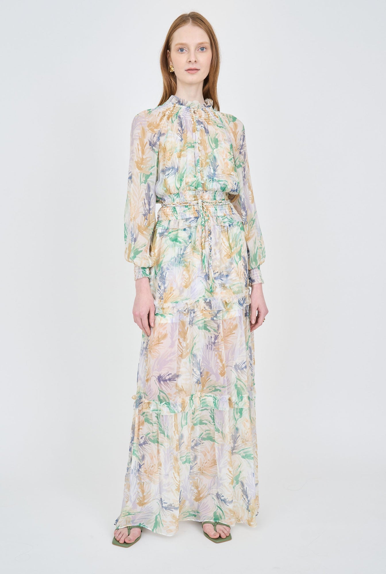 Florence Dress - Palm