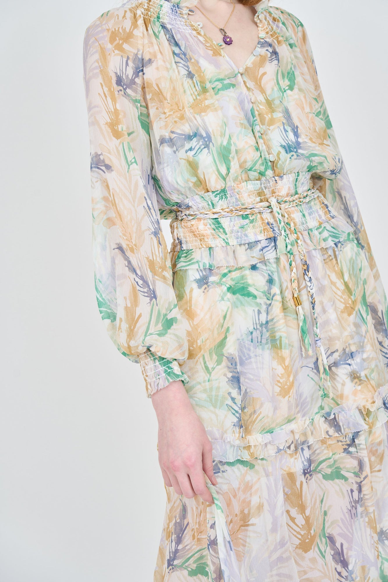 Florence Dress - Palm