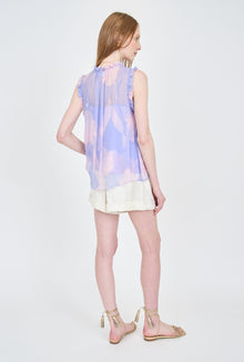 Nora Top - Periwinkle Iris