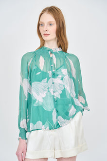 Andrea Blouse - Jade Iris