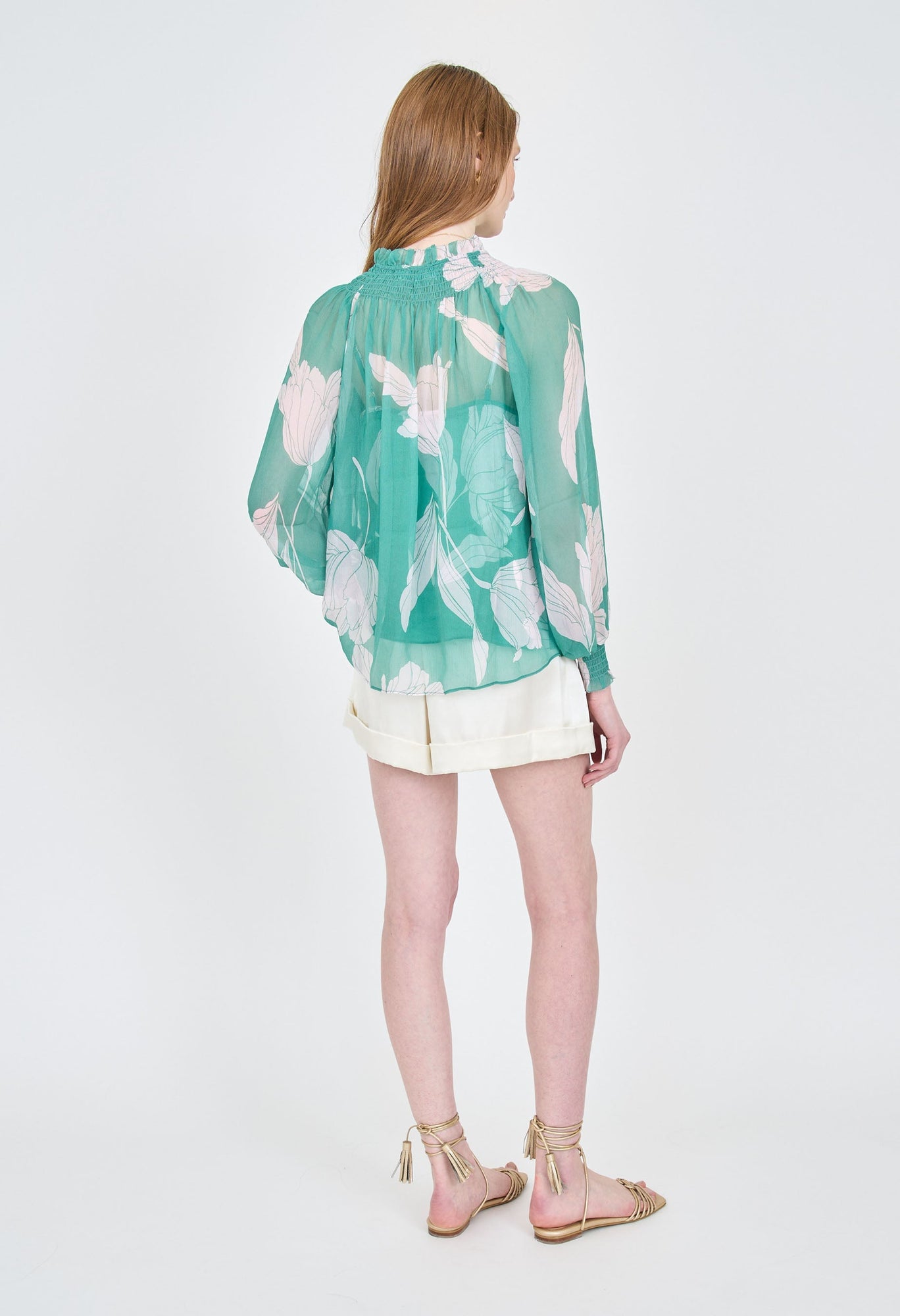 Andrea Blouse - Jade Iris