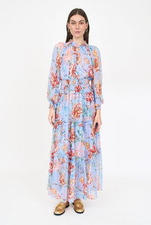 Florence Dress - Blue Garden