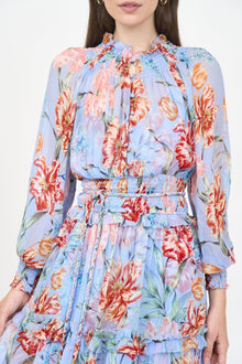 Florence Dress - Blue Garden