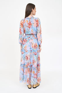 Florence Dress - Blue Garden