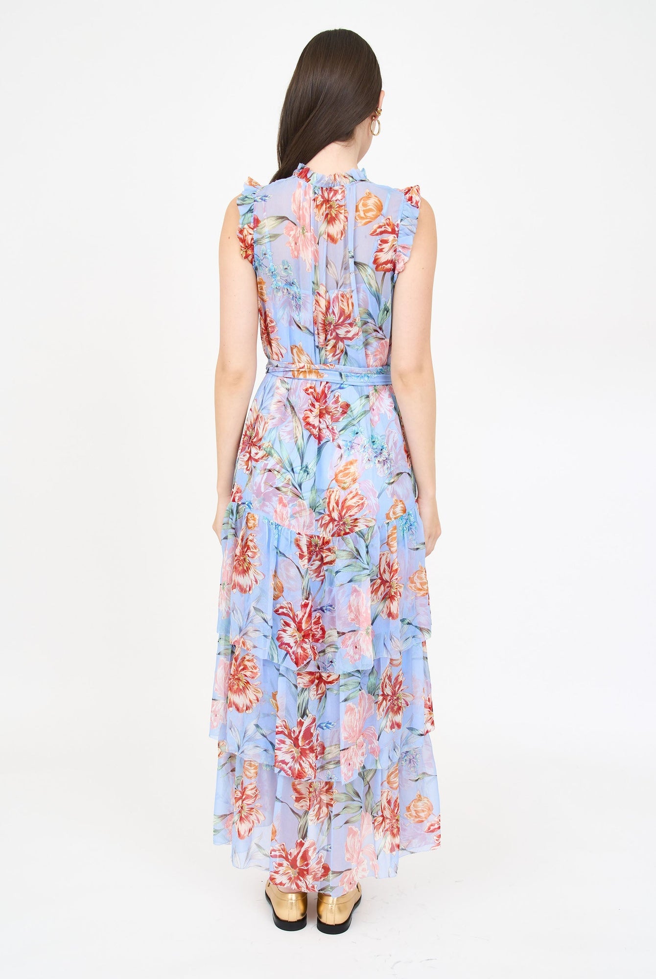 Christian Dress- Blue Garden