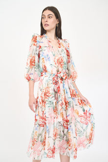 Reid Dress - Ivory Garden