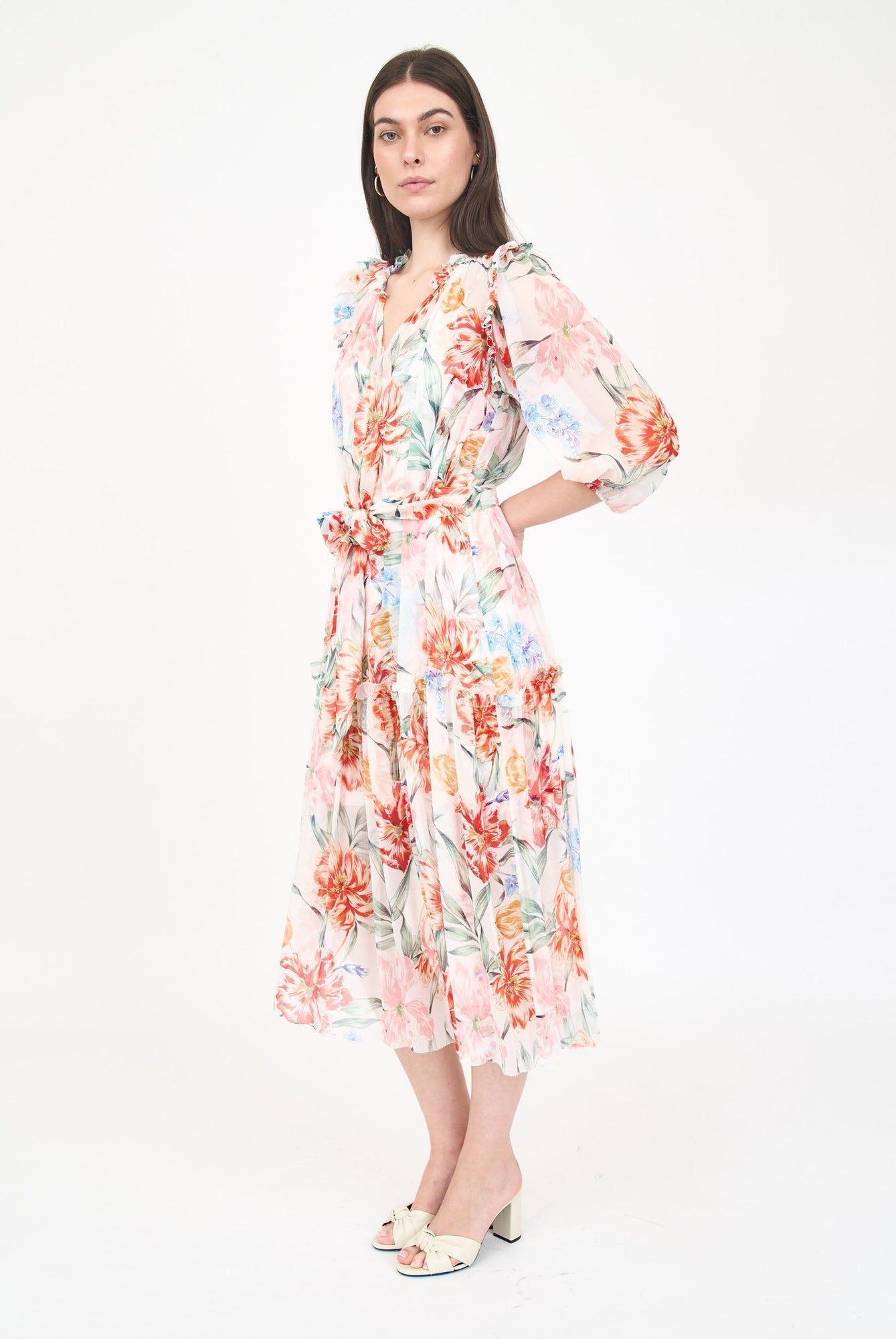 Reid Dress - Ivory Garden