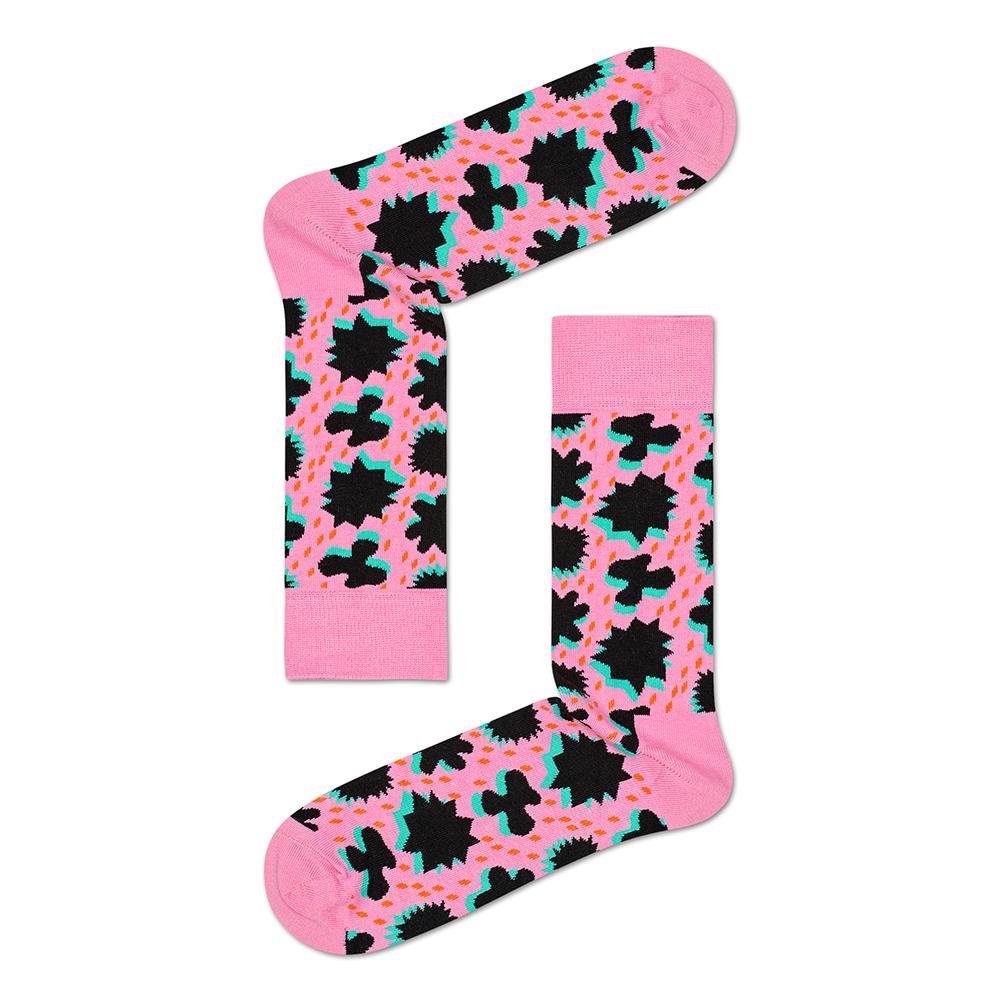 Comic Relief Sock, Pink/Black