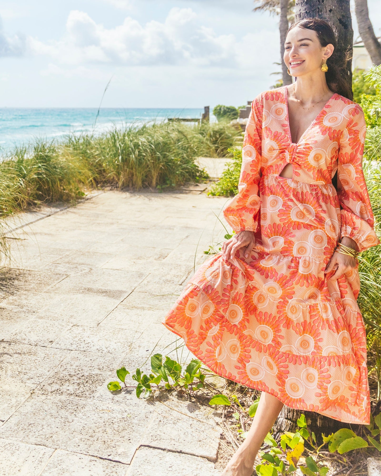 Camila Dress, Celestial Moon