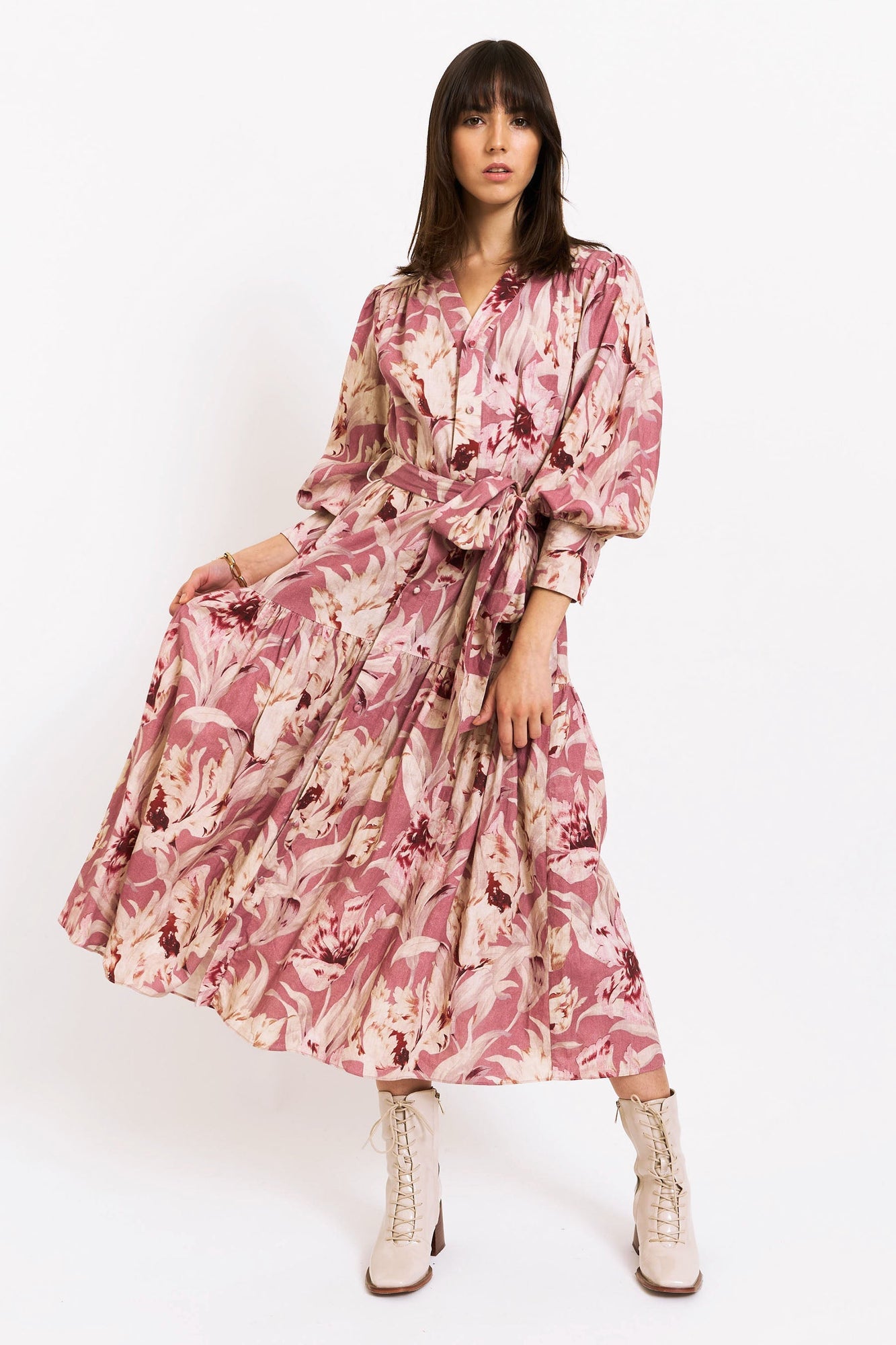 Layla Dress - Calla Lily Pink