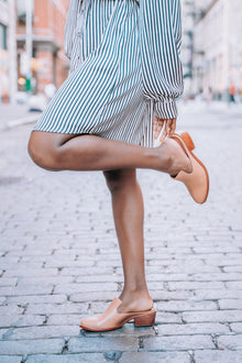 Sami Heeled Mule Tan