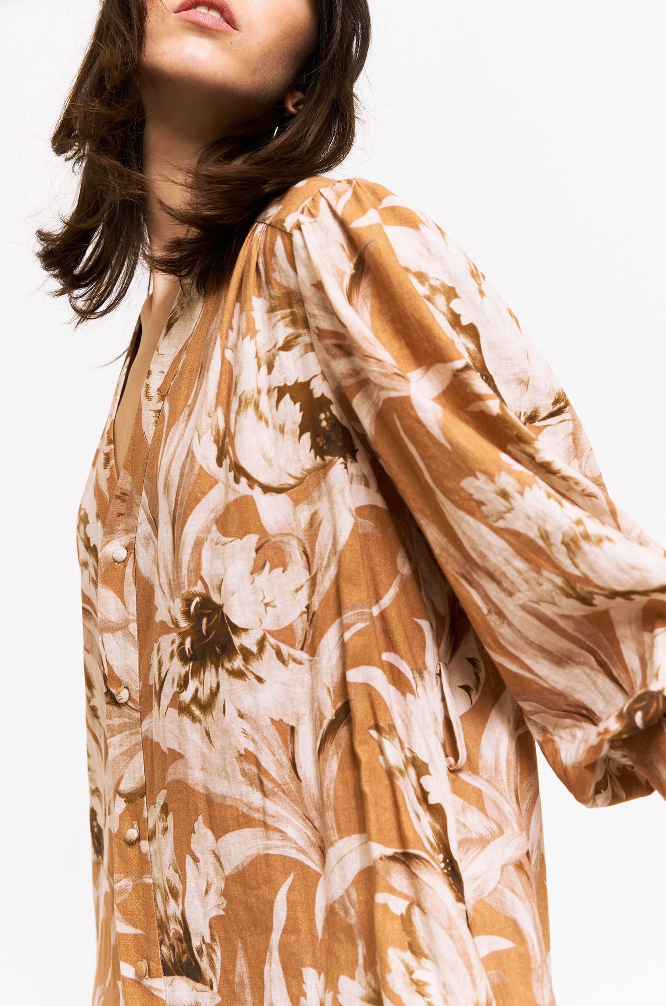 Layla Dress - Calla Lily Spice