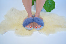 Criss Cross Alpaca Slipper Lilac + Blush