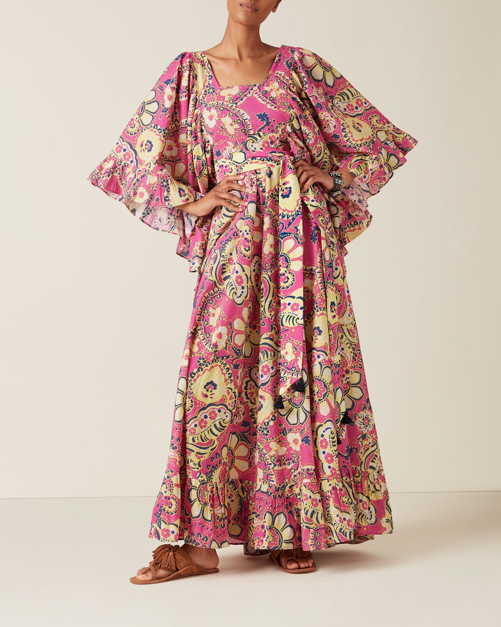 Elissa Dress, Paisley Fleur